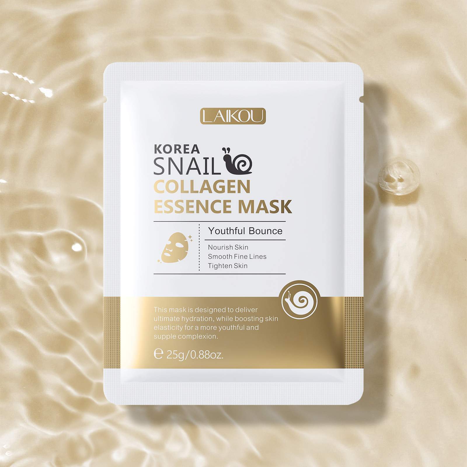 LAIKOU Snail Collagen Essence Mask