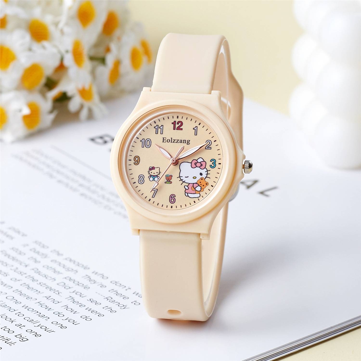 Sweet and Cute Children's Watch for Girls, Instagram-Style, High Aesthetic Value, Flattering to the Complexion, Suitable for Primary and Middle School Students, Available for Dropshipping