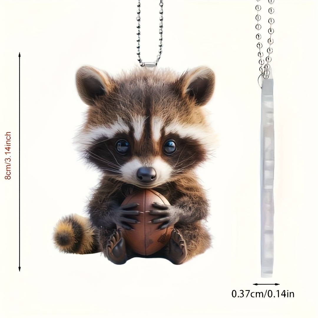 Cross-Border Acrylic Creative Cute Animal Hanging Decorations Car Accessories Interior Decoration Car Crane