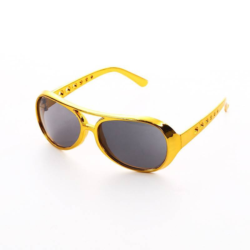 Cross-Border Electroplated Multi-Color Elvis-Themed Party Sunglasses, Masquerade Decorative Glasses, Fashionable Sunglasses