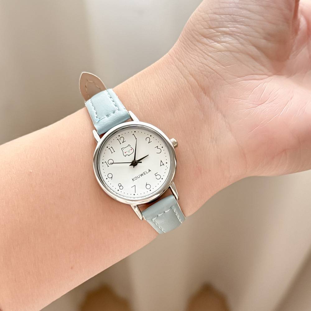 Exam-Specific Fresh-Style Watch for Women, Suitable for Middle and High School Students, Simple, Fashionable, Compact, Exquisite, Cute, Simple Quartz Watch