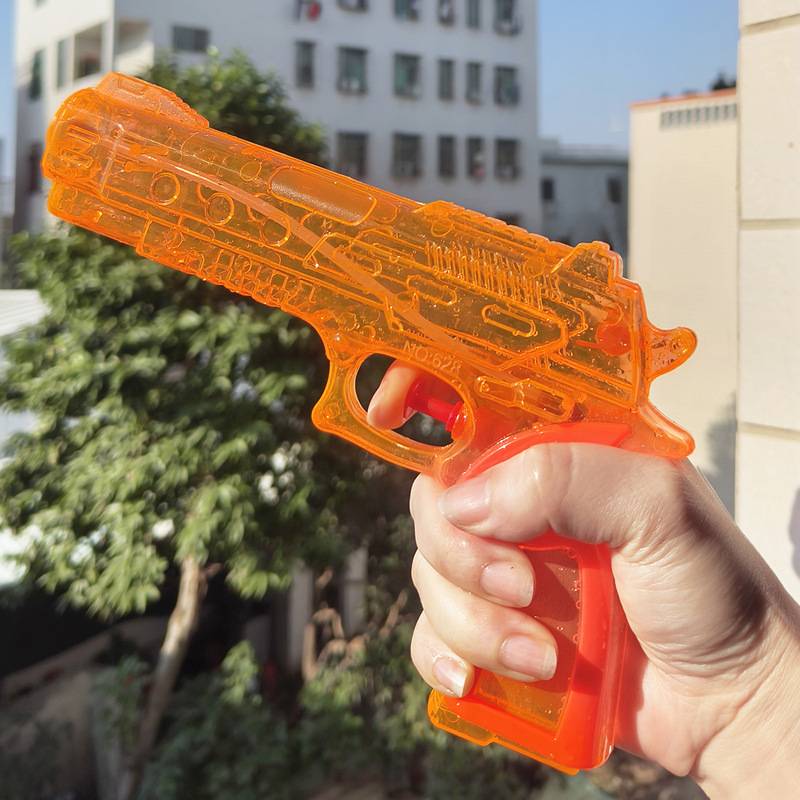 Water Gun children's baby children's water toys boys and girls Water-nourishing nostalgic retro transparent water gun wholesale