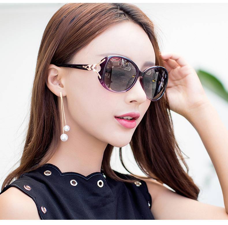 Day and night sunglasses women's driving sunglasses women's night vision goggles UV-proof color-changing polarized sunglasses