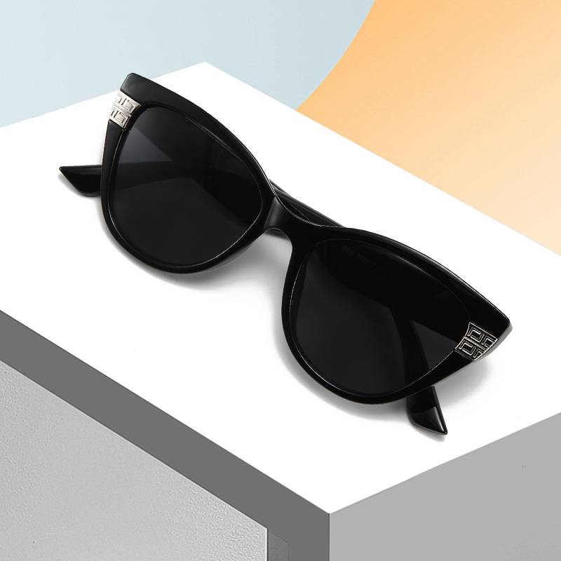 New Style Sunglasses, Internet Celebrity Cat-Eye Sunglasses, European and American Trendy Women's High-Quality Sunglasses Wholesale Manufacturer