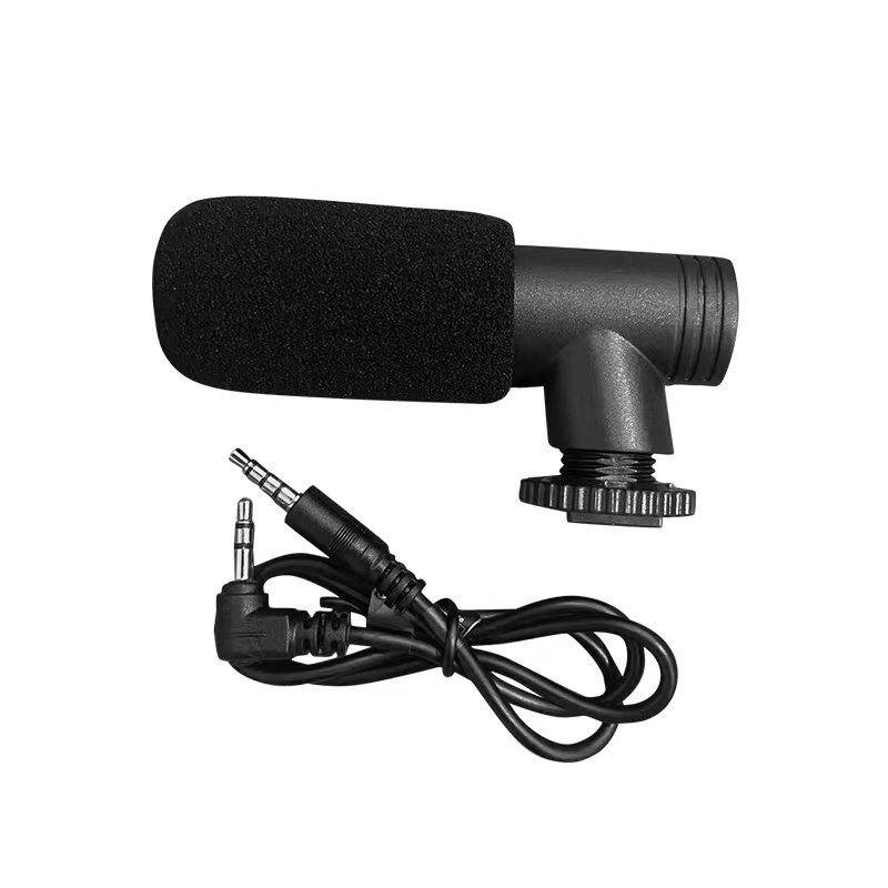 SLR camera microphone live video recording interview radio noise reduction 3.5mmL small microphone microphone