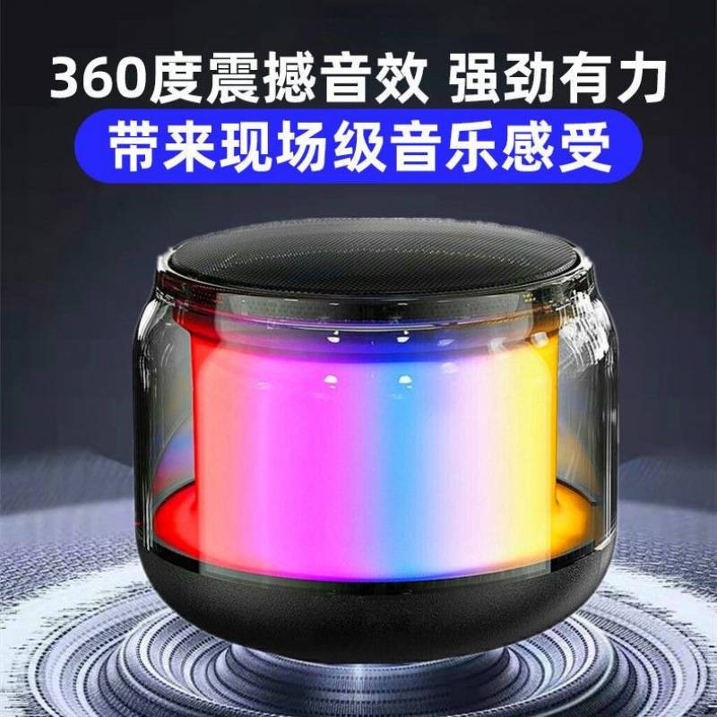 Cross-Border Popular S100 Small Steel Cannon Bluetooth Audio Wireless Small Desktop High-Quality Mini Speaker