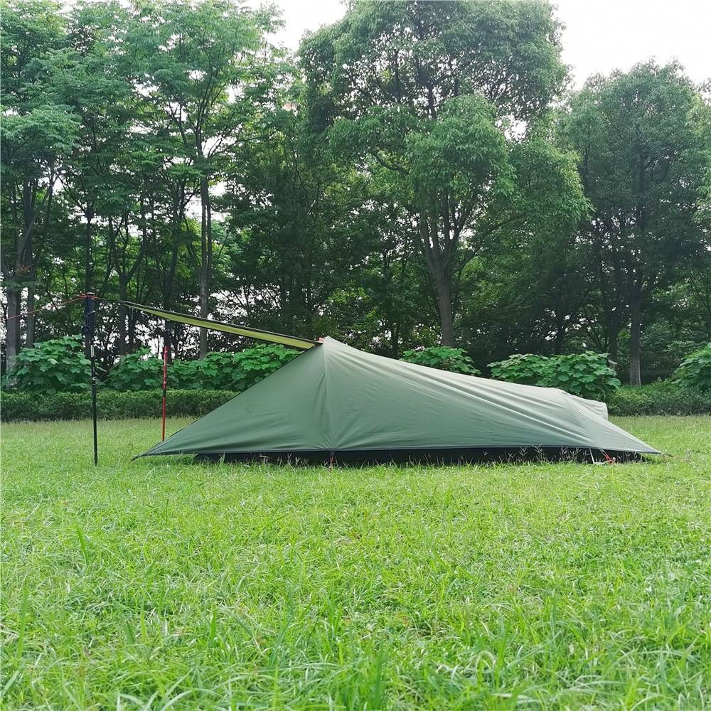 MCETO Mi Tuo Xingyun 1 one person outdoor ultra-light quantitative aluminum pole rainstorm prevention tunnel channel dew camping tent