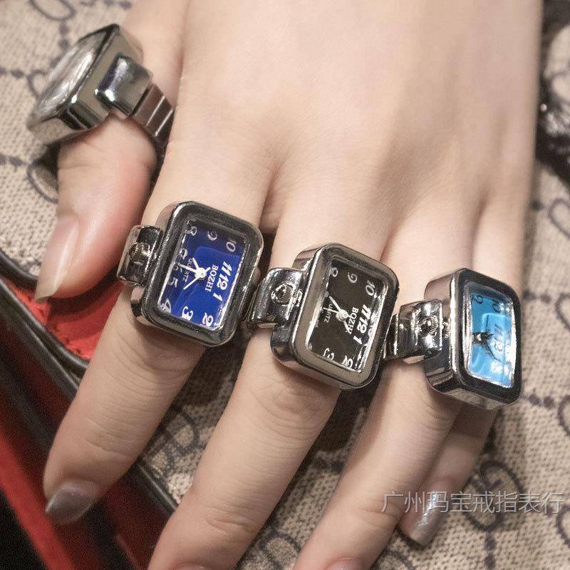 [Ring Watch] Amazon Personalized Hot Selling Foreign Trade Mini Fashion Hot Style Couple Factory Direct Sales Wholesale