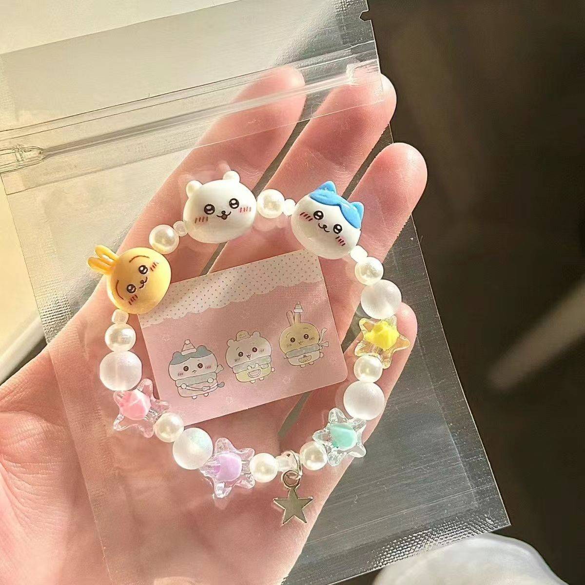 Little Red Book Explosions chiikawa Bracelet Niche Design Sense Jiyi Small Eight Usaqi Bracelet New Bracelet Jewelry