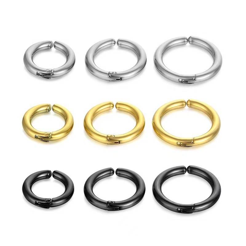Cross-Border European and American Titanium Steel Earrings for Women, Ear Hoops, Ear Cuffs, Ear Clips, Simple Ear Bone Clips, High-End Trendy Versatile Line Ear Clips for Men