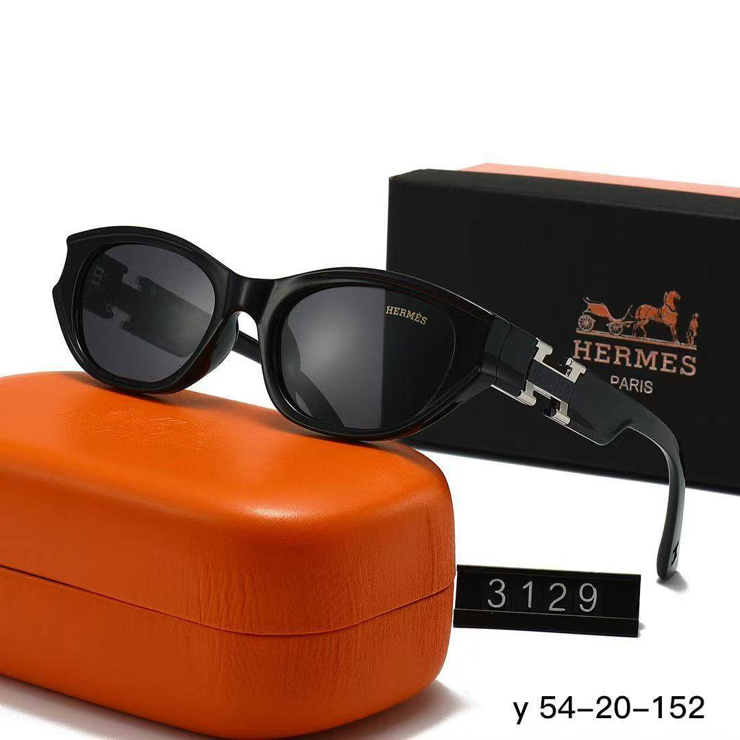 2026 New Cross-Border Foreign Trade Sunglasses for Men and Women, Korean Style Fashionable Cat-Eye Sunglasses, Anti-Uv Glasses Wholesale