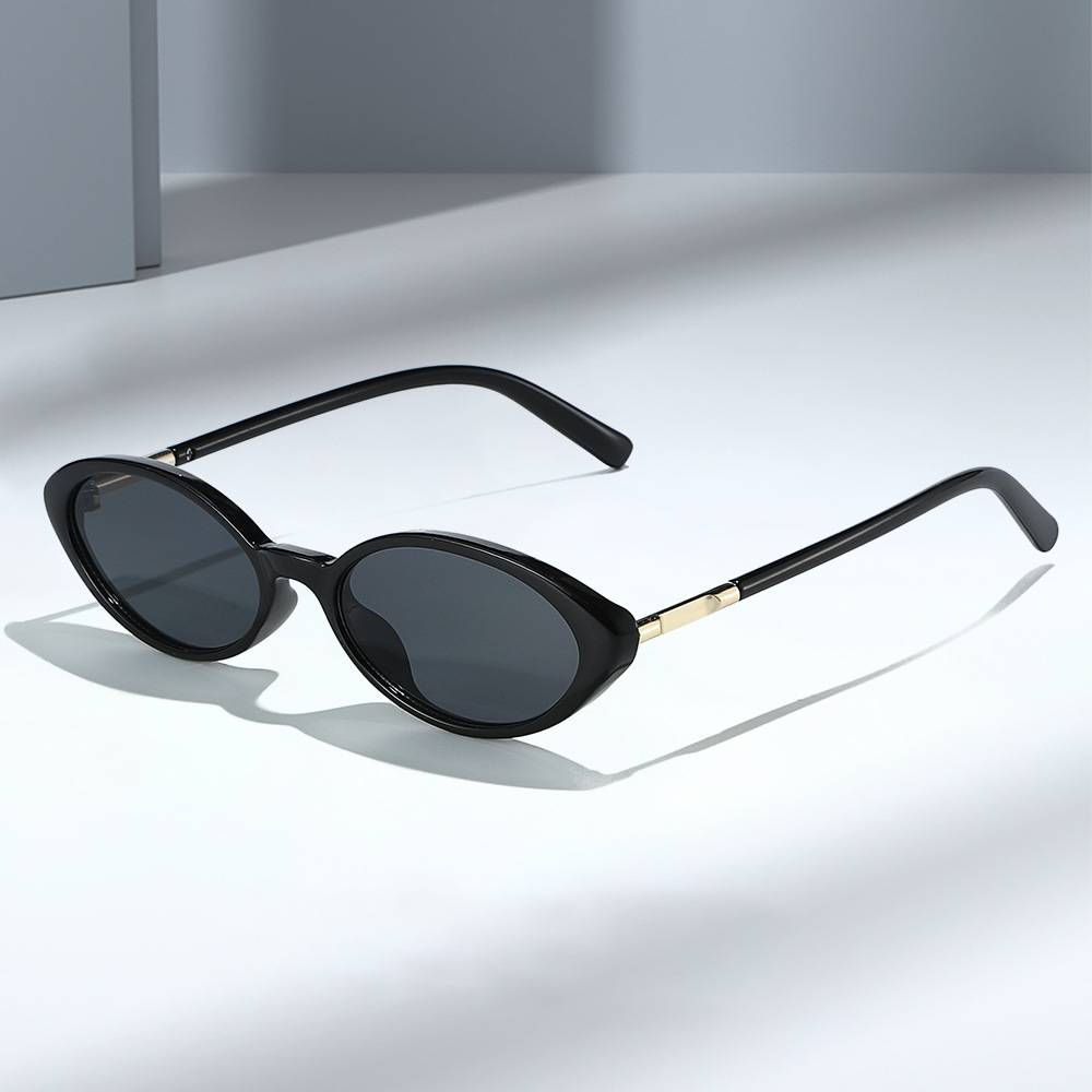 Fashionable New Trendy Nerd-Style Cat-Eye Glasses Frame with a High-End Feel, Cross-Border Sunglasses for Women, Uv Protection Women's Sunglasses