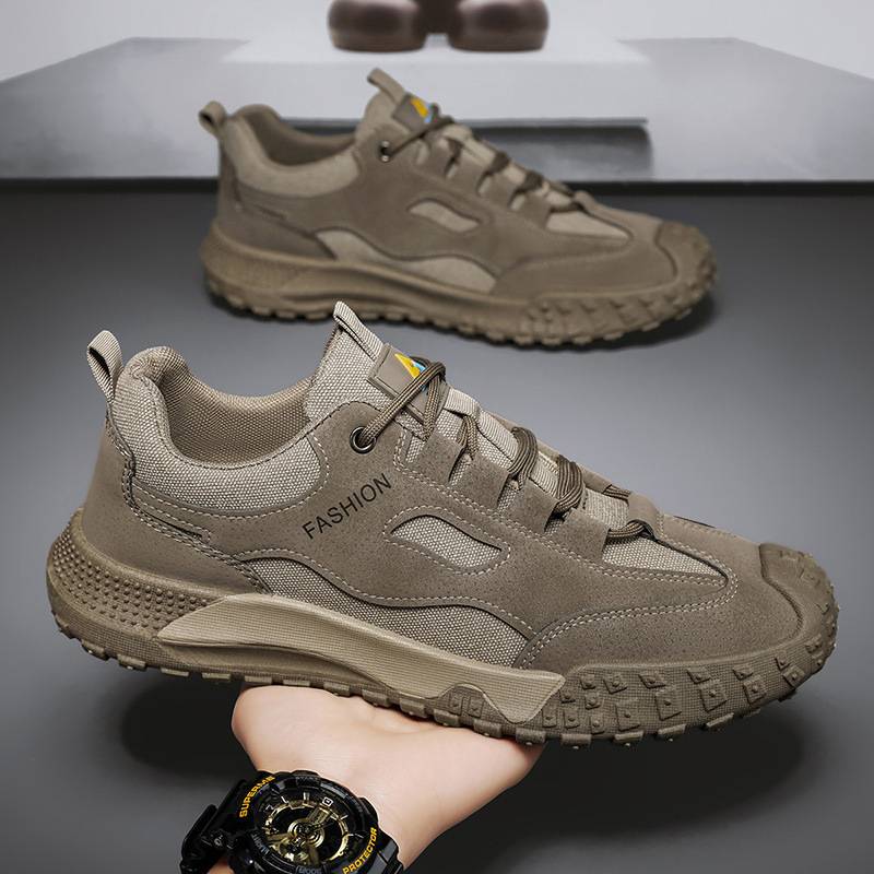 Cross-Border Men's Shoes, Outdoor Casual Sports Shoes, Mesh Breathable Lightweight Outdoor Hiking Shoes, Men's Labor Protection Work Shoes, Men's