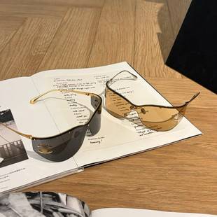 CH-26c New Model 71787 Women's Rimless Fashion Headband Sunglasses, Popular with Internet Celebrities and Trendy Stars