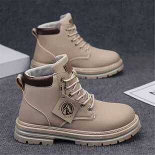 2026 Spring Cross-Border Hot-Selling Martin Boots New Men's Casual Boots Retro British Style Mid-Top Casual Work Boots