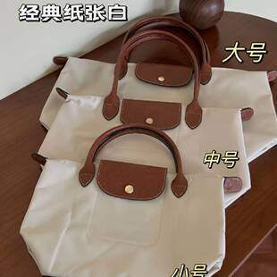 70th Anniversary French Classic Dragon Embellished Bag Nylon Dumpling Bag Shoulder Bag Tote Bag Eco-friendly Foldable Crossbody Bag