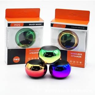 M3 colorful bluetooth speaker small steel cannon portable outdoor bluetooth small audio factory wholesale mini speaker