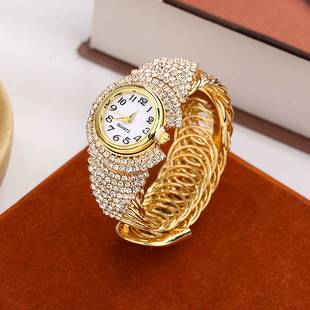 European and American Trend New Women's Watch Full Diamond Fashion Women's Watch All-match Casual Women's Quartz Watch Women's Factory Direct Sale