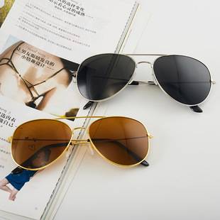 3026 Color Film Large Frame Toad Sunglasses for Men and Women Metal Sunglasses Sunglasses