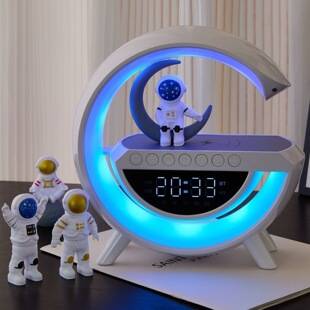 Popular model G2301 Bluetooth speaker BT-3401 with ambient lighting, voice clock, and wireless mobile sound