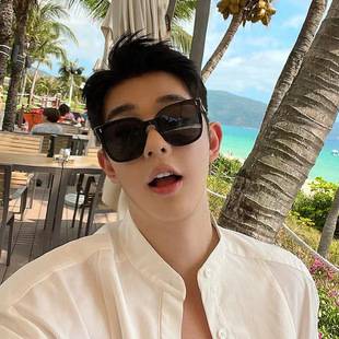 Mi Nail Sunglasses Men's Driving Sunglasses 2022 New Fashionable Internet Celebrity Women's Anti-UV Sunglasses