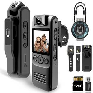 Vd01 Camera with Audio and Video Recording, Sports Camera, Portable Surveillance, High-Definition Camera Recorder