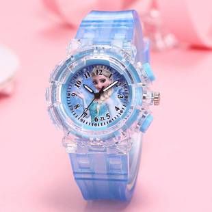 Frozen Children's Watch Fashion Creative Colorful Luminous Light for Boys and Girls Children's Watch Factory Supply