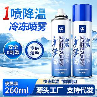 [Premium Selection] Summer Sports Cooling Ice Spray for Soothing Muscle Injuries, Running Cooling Knee Spray