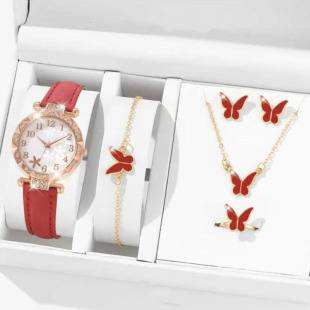 Tiktok Hot-Selling Women's Starfish Dial Versatile Women's Watch Ins Style Fashion Trend Quartz Watch Strap Wholesale