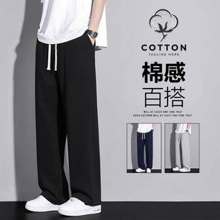 Casual Pants for Men in Autumn, Trendy Sports Large Size Casual Long Pants, Loose Versatile Straight-Leg Pants, Factory Wholesale