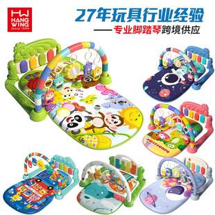 Baby Gym Rack Music Pierone Toy 0-36 Months Newborn Baby Piano Game Mat Cross Border Hot Sale