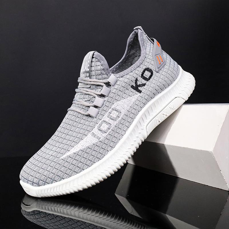 Men's Shoes Summer Men's Shoes Sports New Men's Running Breathable Non-slip Casual Running Trendy Student Shoes for Men