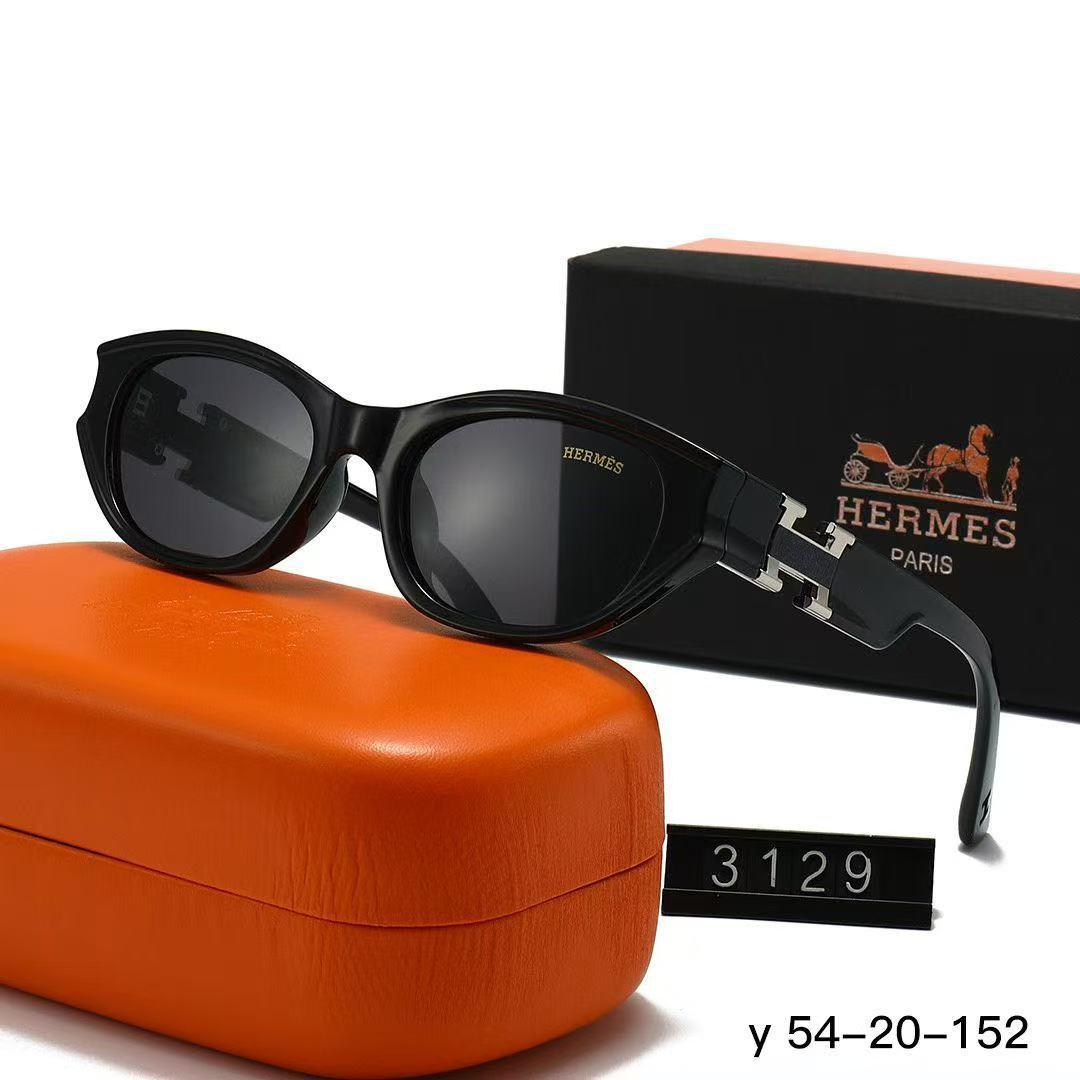 2026 New Cross-Border Foreign Trade Sunglasses for Men and Women, Korean Style Fashionable Cat-Eye Sunglasses, Anti-Uv Glasses Wholesale