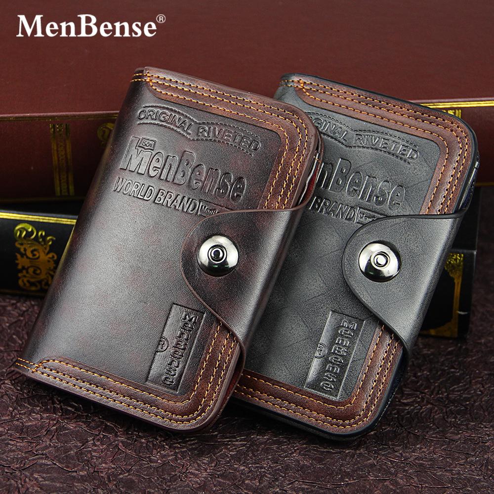 Menbense New Men's Wallet Short Fashion Casual Magnetic Buckle Enterprise Bag Large Capacity 70% off Enterprise Bag