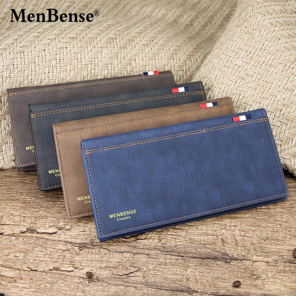 New matte men's wallet long Korean fashion suit bag large capacity Men's wallet factory direct supply