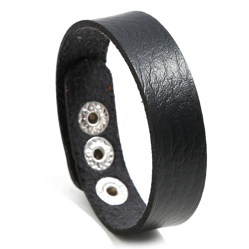 Factory direct Korean women adjustable leather bracelet simple Joker color student bracelet accessories wholesale