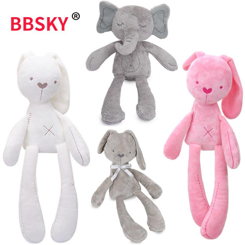Bbsky Long-Legged Rabbit Plush Toy, Soothing Plush Baby Toy, Rabbit Plush Toy Doll in Stock