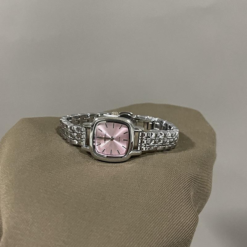 Small Cube Chain-Style Watch for Women, Ins-Style British Style, Student French Niche, Simple, High-End, Light Luxury, Exquisite, Versatile