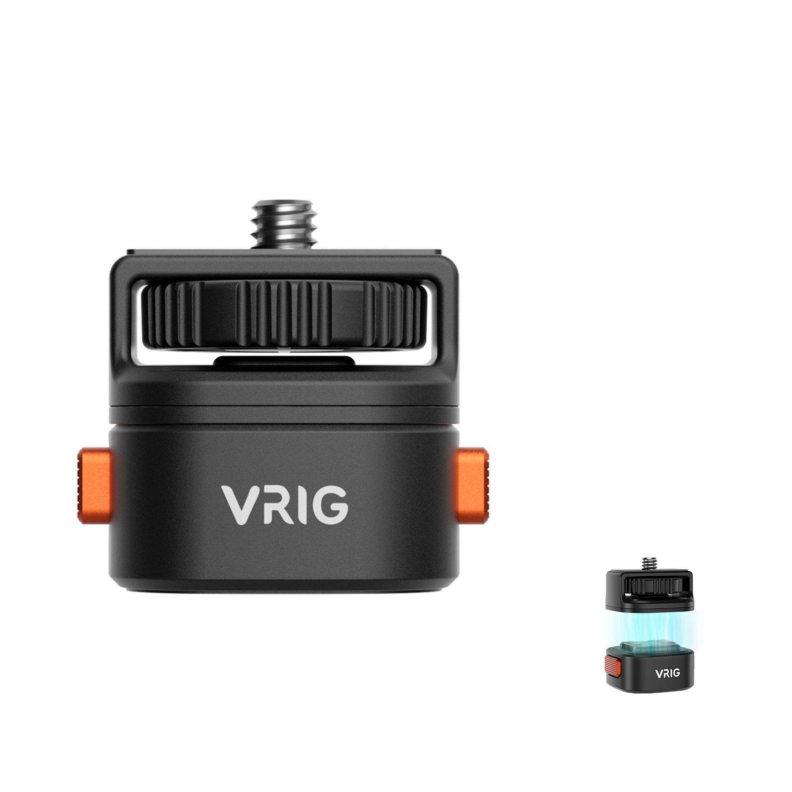 Vrig Ac12 Magnetic Quick Release Adapter Shadow Stone X5/Gopro13 Dji Osmo Action