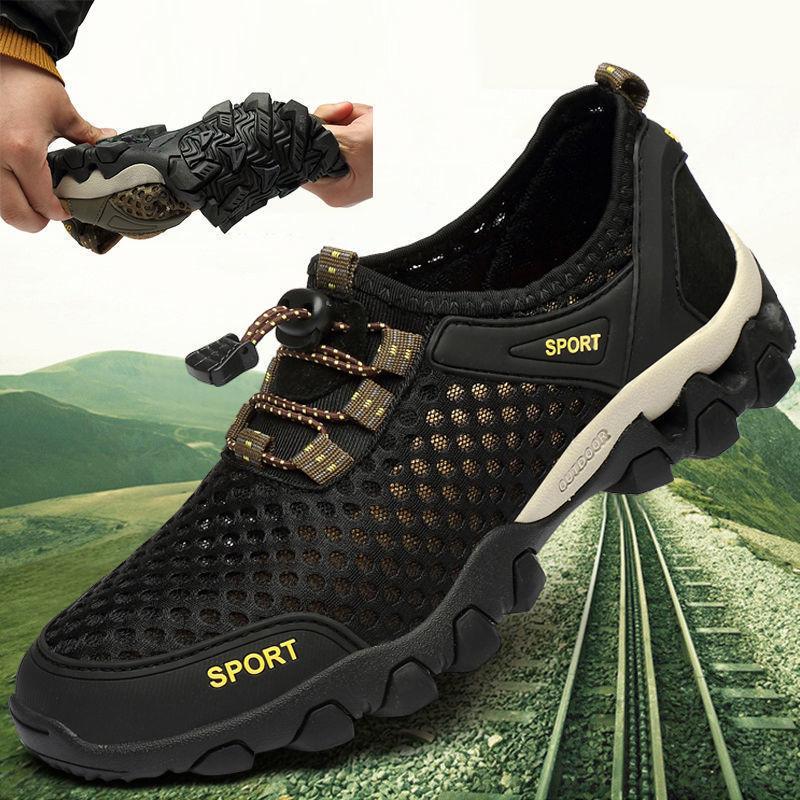 Water Shoes 2026 Summer Hiking Shoes Mesh Breathable Men's Shoes Lightweight Versatile Men's Outdoor Trekking Shoes Men's Shoes