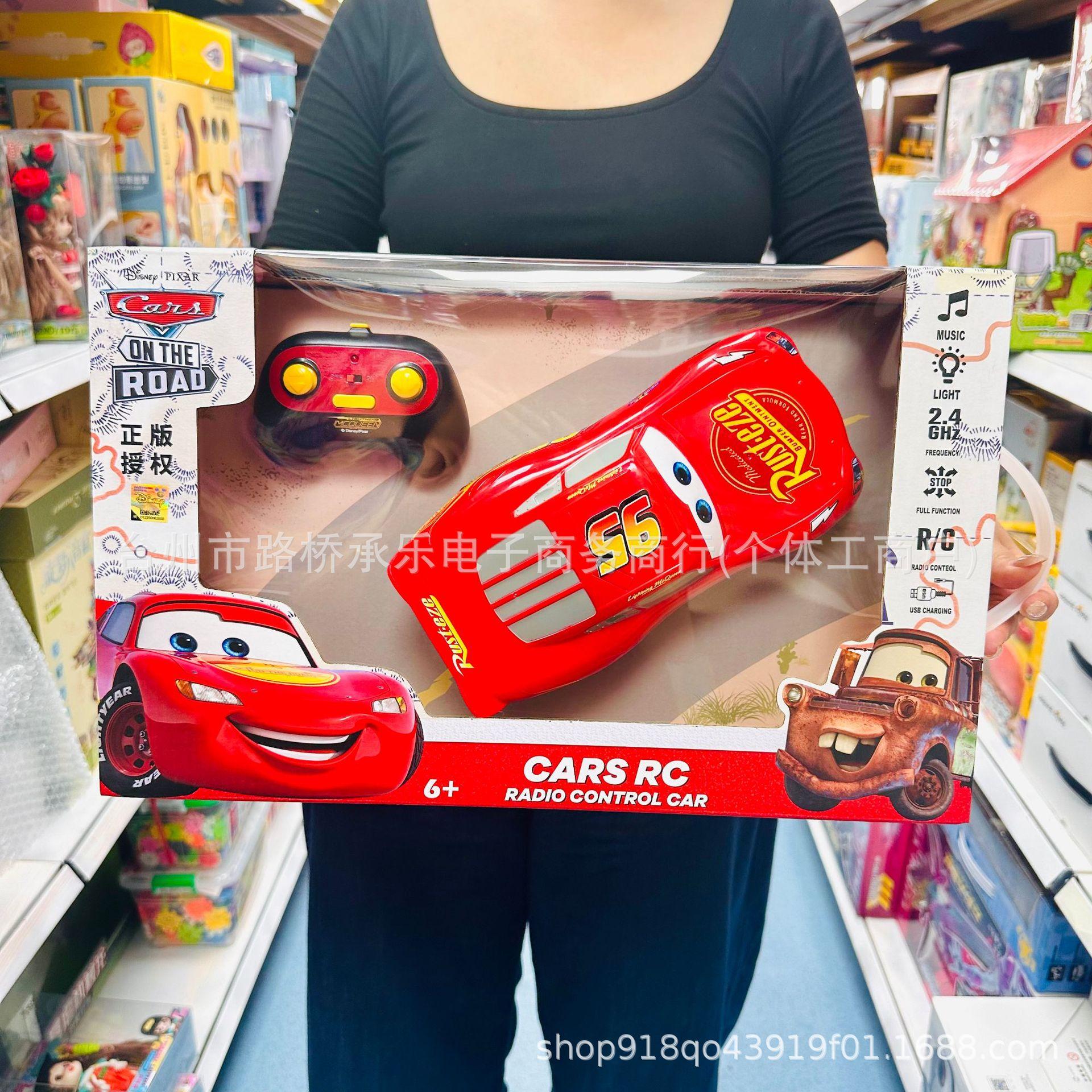 Authentic Disney Remote Control Cars Lightning Mcqueen Toy Car Rechargeable Supercar Responsive Racing Car for Boys