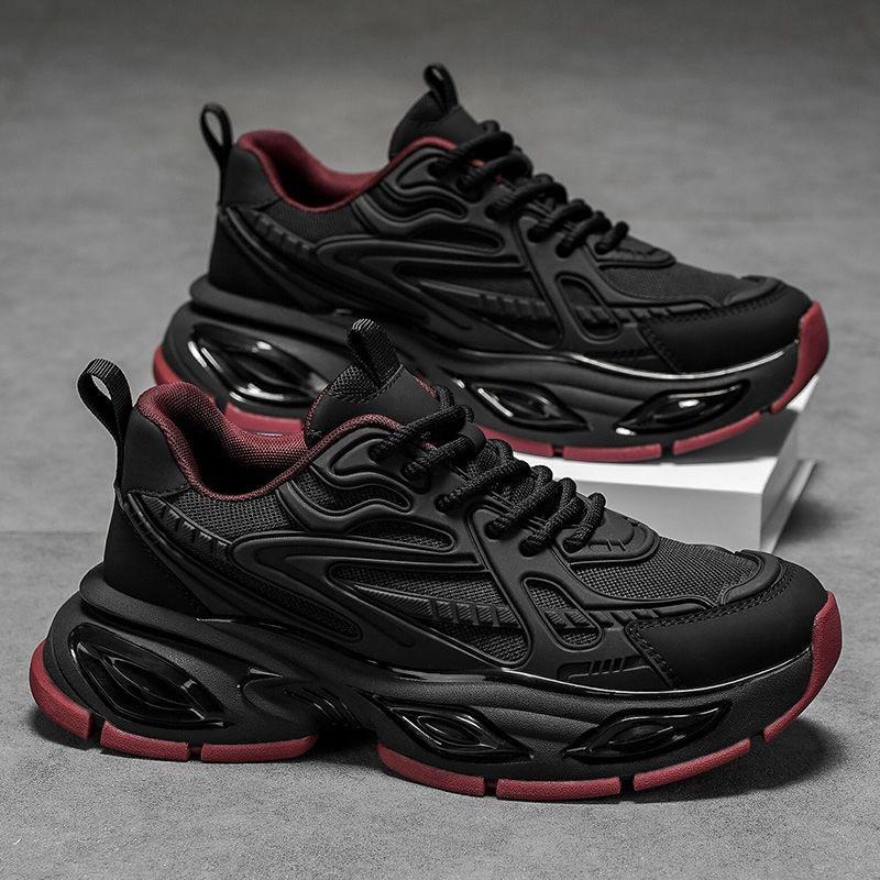Men's Shoes 2026 Spring New Fashion Thick-Soled Dad Shoes Men's Breathable Lightweight Running Sports Casual Shoes Trendy Shoes