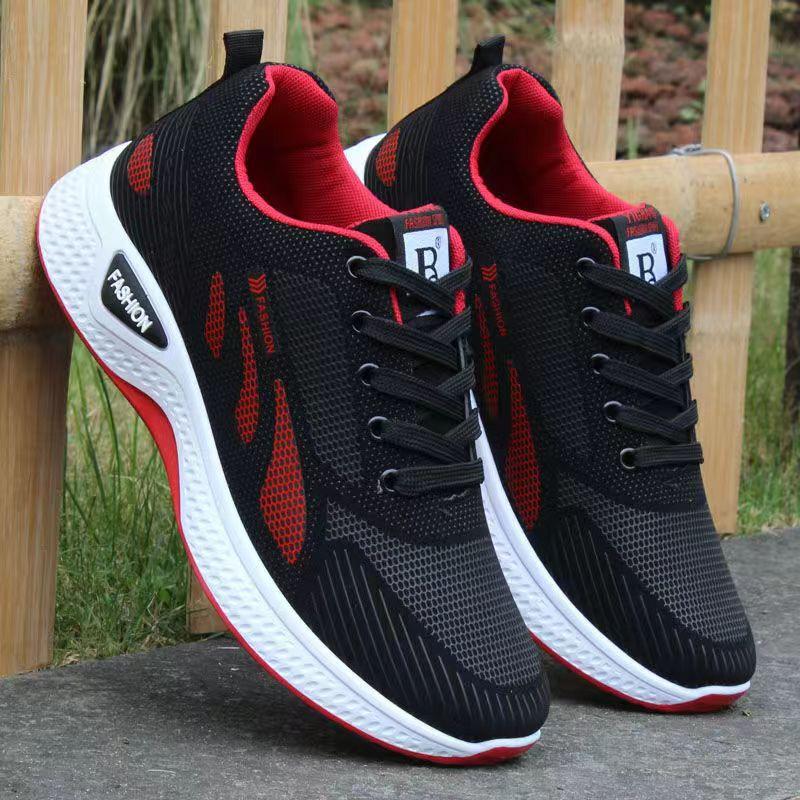 Men's Shoes, Autumn and Winter New Models, Leather Non-Slip Sports Shoes, Walking Shoes, Versatile Casual Trendy Shoes, Men's Running Shoes, Lightweight