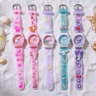 New Cute Cartoon Children's Watch Jelly Primary School Student Watch Quartz Watch Boy Girl Gift