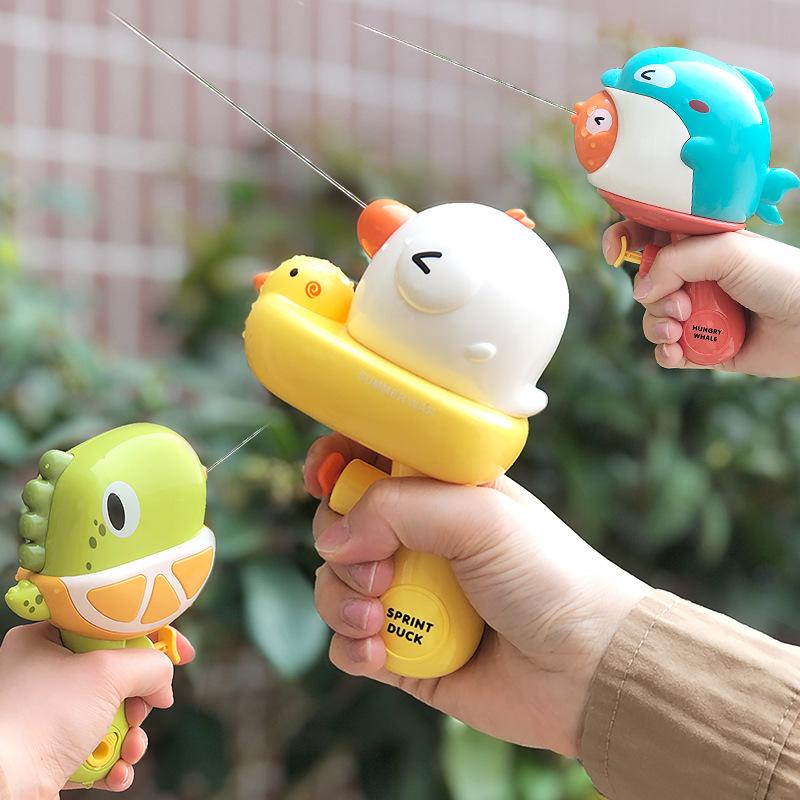 Children's Water Gun Toy Animal Small Water Gun Baby Little Yellow Duck Spray Water Outdoor Water Fight Spray Water Toy