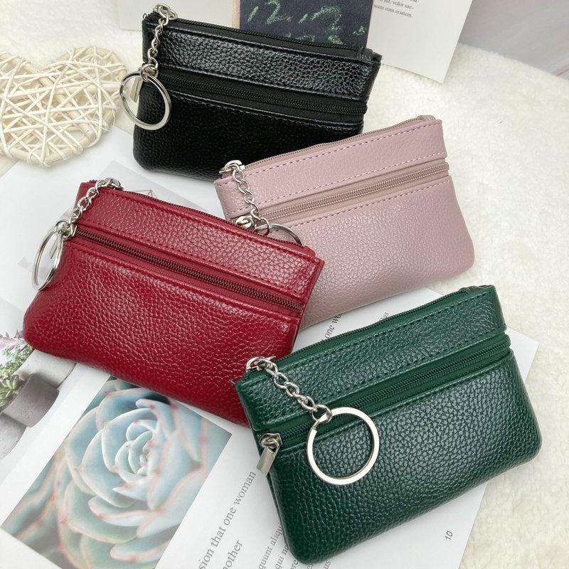 Korean Style Wallet Mini Fashion Coin Purse Women's Thin Short Small Clutch Bag Women's Key Bag Card Bag Coin Bag