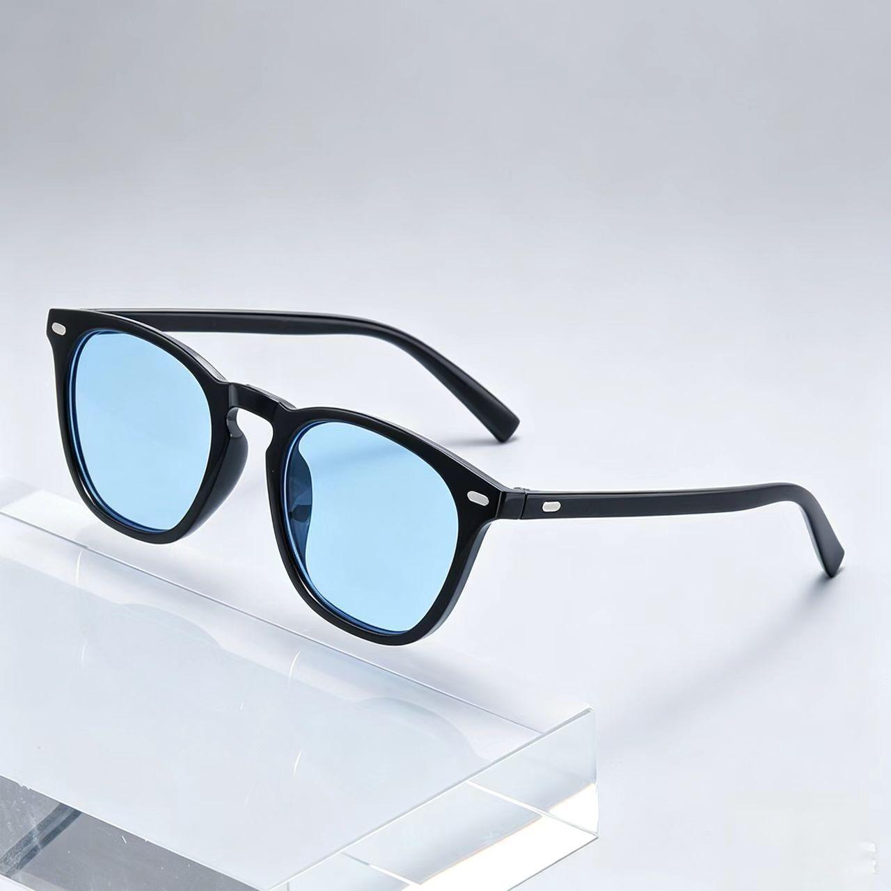New large-frame fashion TR polarized photochromic sunglasses for round faces, slimming effect for large faces, unique internet celebrity night vision glasses