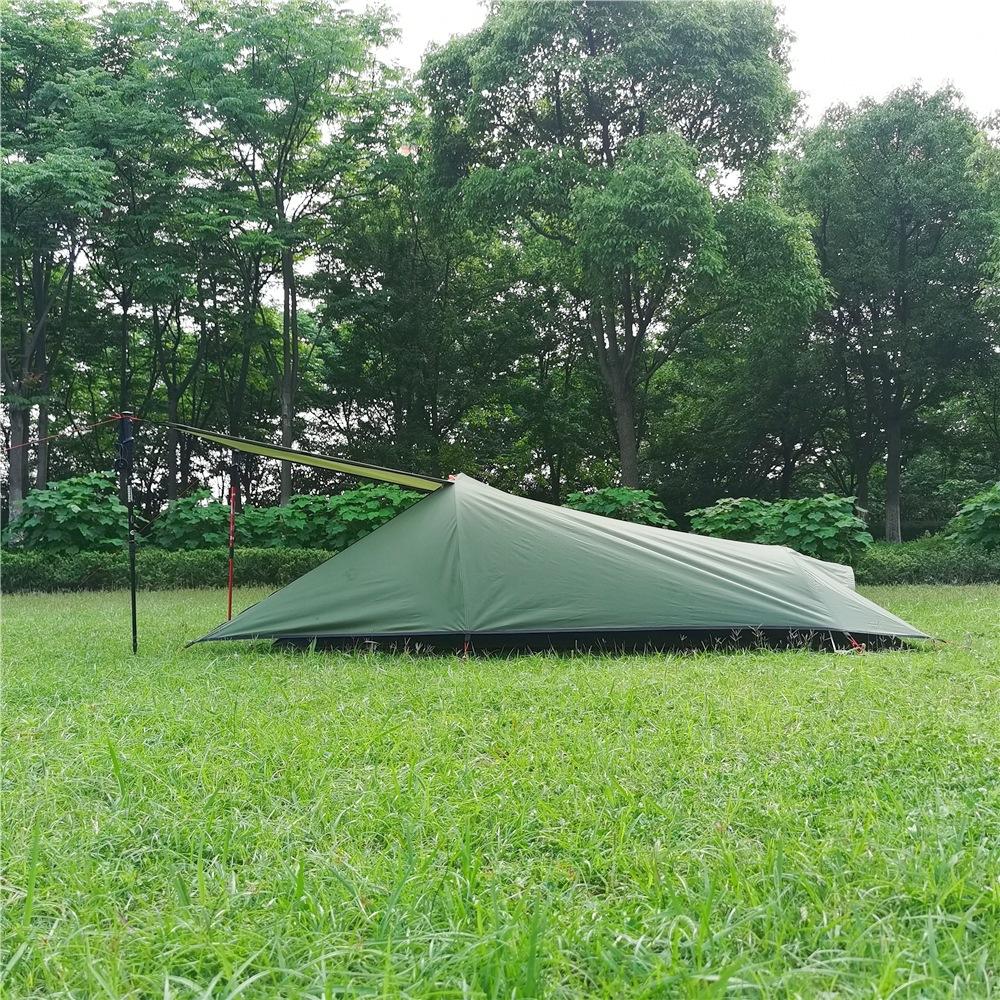 MCETO Mi Tuo Xingyun 1 one person outdoor ultra-light quantitative aluminum pole rainstorm prevention tunnel channel dew camping tent