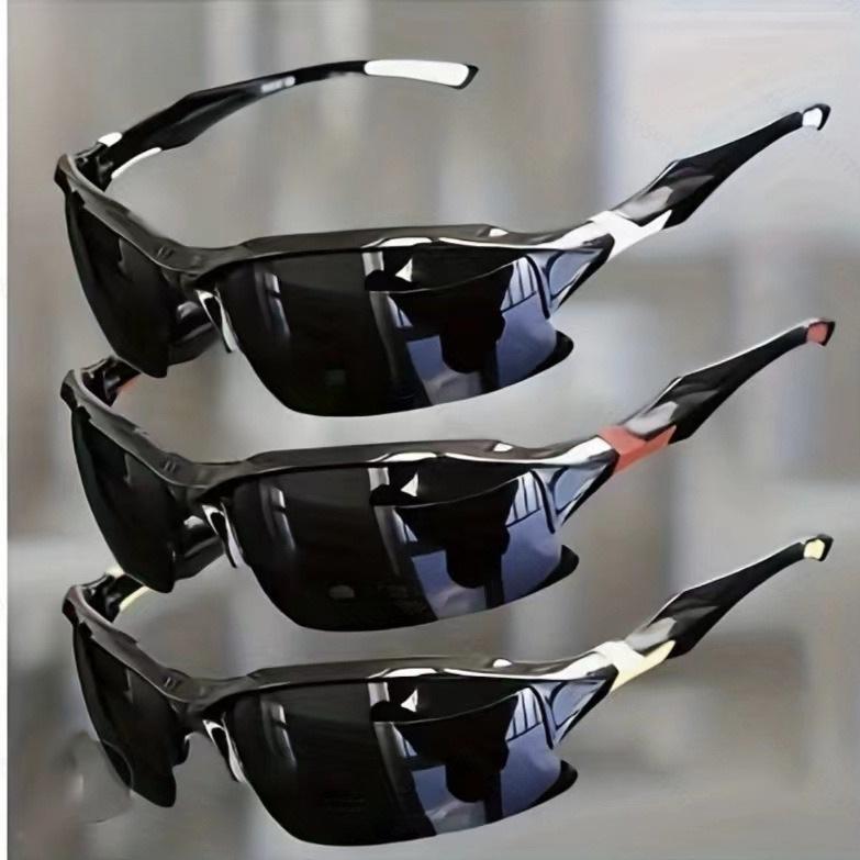 2026 New Outdoor Sports Half-Rim Sunglasses for Men, Cycling, Running, Fishing, Sun Protection, Lightweight Goggles