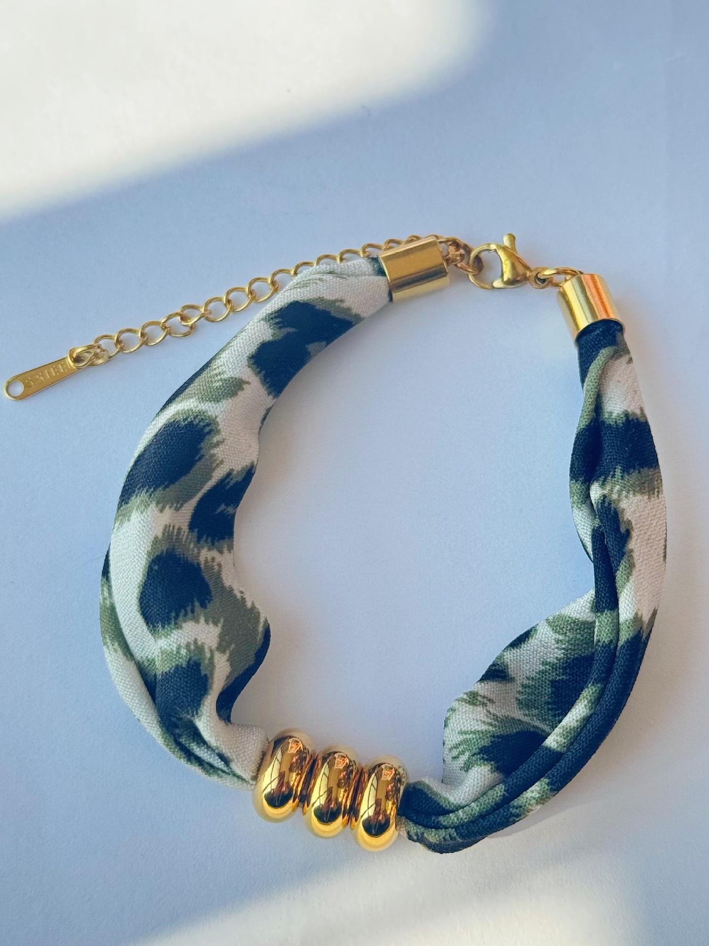 Green Leopard print